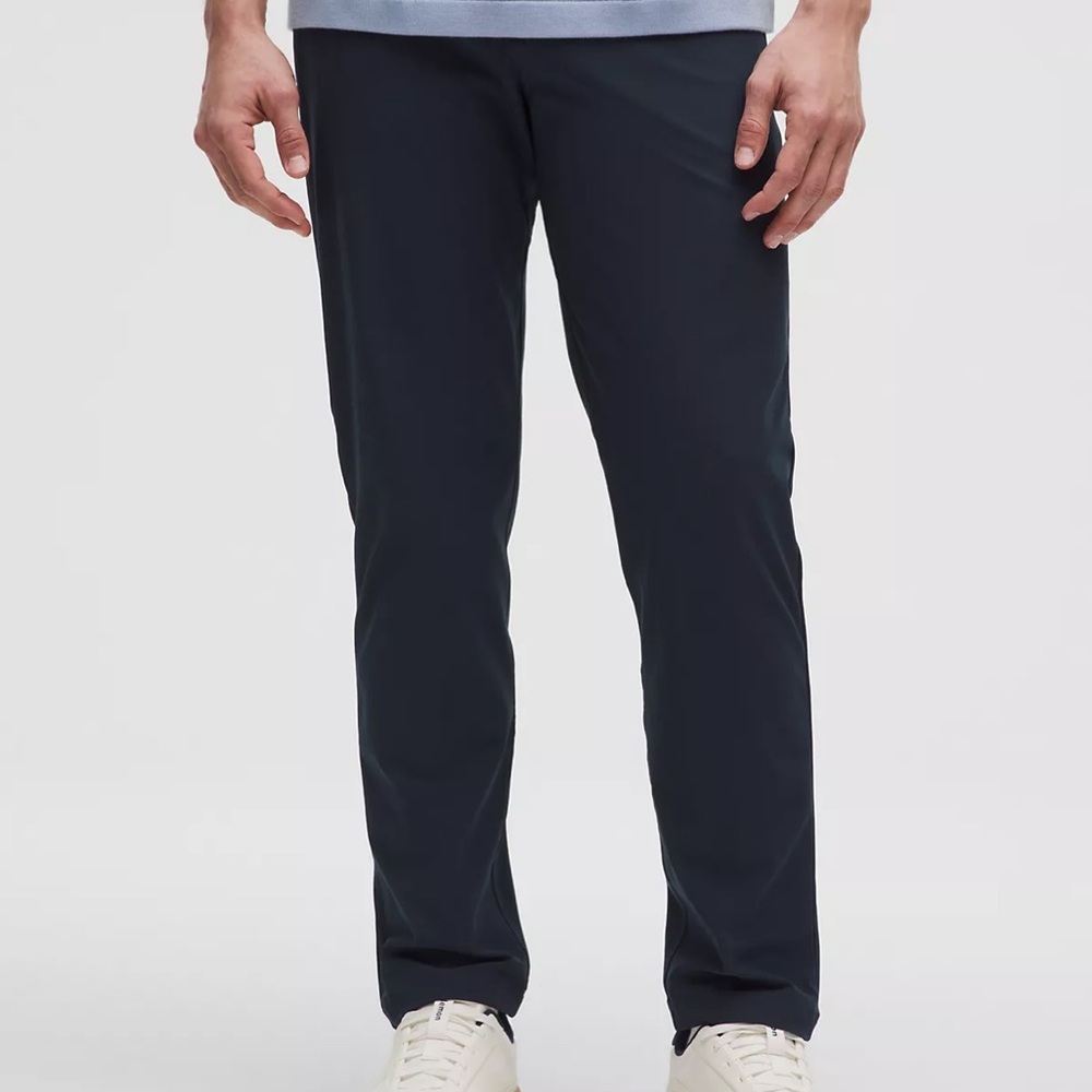 Lululemon 32x27 ABC Pant Slim Warpstreme in Navy Blue Size 30